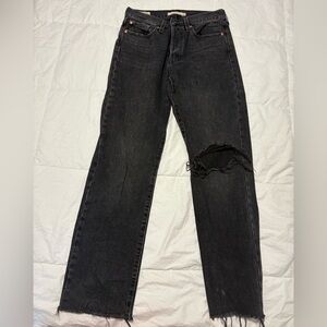Womens Levi Wedgie Straight Jeans